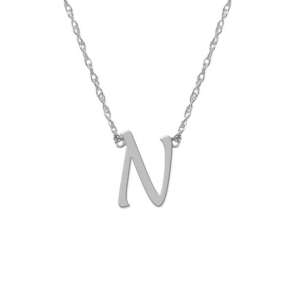 激安通販 ジェインバシュデザインズ ネックレス・チョーカー・ペンダントトップ アクセサリー レディース Jane Basch Designs Initial Pendant Necklace Silver- N, ブランド古着販売ピックアップ b0fc5c50