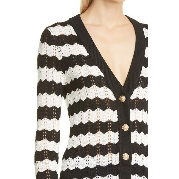 売れ済最安 ラジャンス ニット&セーター アウター レディース Joan Openwork Cardigan Black/Ivory