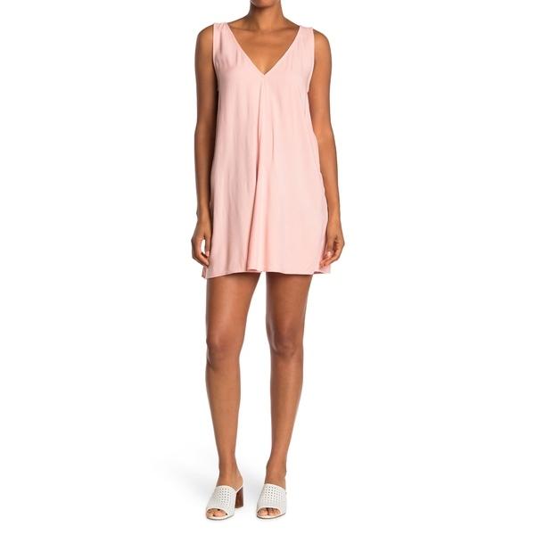 純正安い メルローズ アンド マーケット ワンピース トップス レディース V Neck Mini Dress Pink Powder 安い店で買う Www Superavila Com