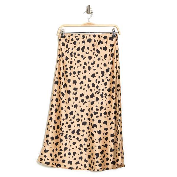 レネシー スカート ボトムス レディース Cheetah Print Satin Midi Skirt Taupe｜asty-shop2｜03