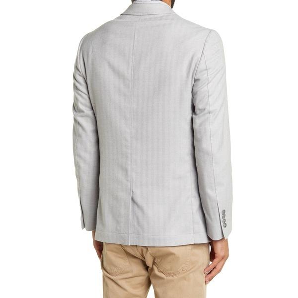 メーカー包装済 アウター ジャケット ブルゾン ベンシャーマン メンズ Grey Jacket Collar Notch Button Two Herringbone テーラード ブレザー サイズ 42r Roboticasustentavel Com Br