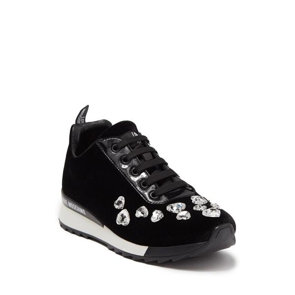 激安単価で モスキーノ ラブ スニーカー レディース モスキーノ ラブ スニーカー Vern Nero Sneaker Heart レディース シューズ シューズ Upzambia Org