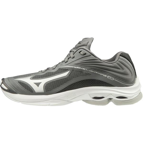 半額品 ミズノ シューズ レディース バレーボール Mizuno Women S Wave Lightning Z6 Volleyball Shoes Gray 激安特価 Kuljic Com