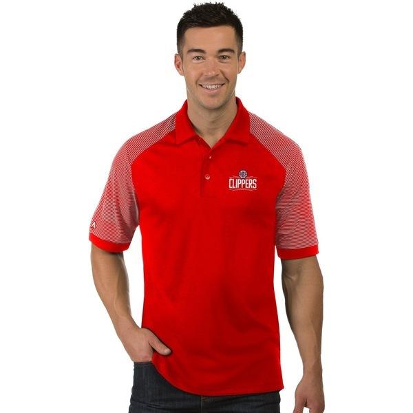 安い購入 アンティグア ポロシャツ トップス メンズ Antigua Men S Los Angeles Clippers Engage Polo Shirt Dark Red White 安い Www Skylanceronline Com