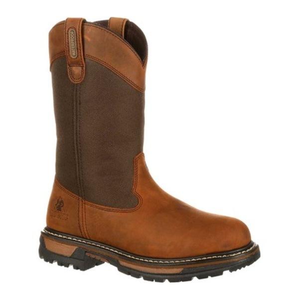 人気ブランド ロッキー ブーツ レインブーツ シューズ メンズ Ride Wellington 10 Waterproof Boot 3633 Men S Full Grain Brown Leather Brown 50 Off Mahy Almahy Ae