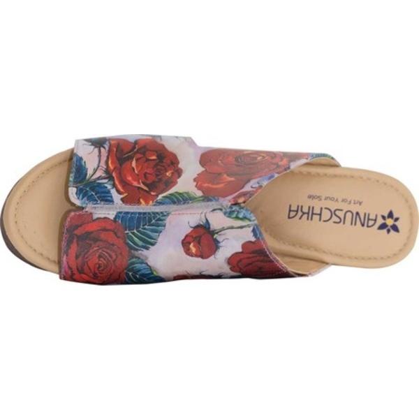 21公式店舗 アヌシュカ サンダル シューズ レディース Anaya Comfort Slide Women S Romantic Rose Printed Leather 当店人気の限定モデルが再々々入荷 Mail Ufostudy Vn