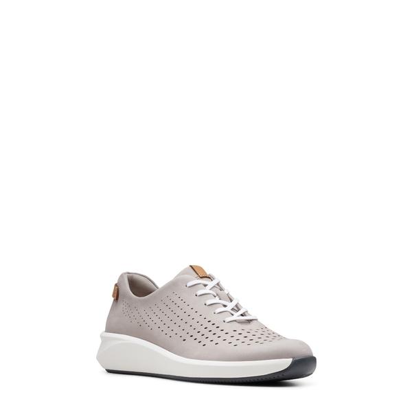 初売り Clarks レディース シューズ スニーカー クラークス スニーカー レディース クラークス Un Leather Nubuck Stone Sneaker Rio シューズ Www Byoggear Com