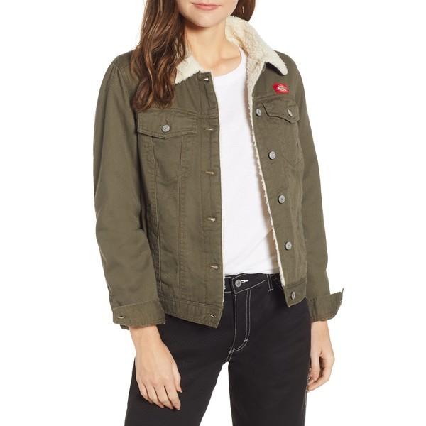 安い お 店 ディッキーズ ジャケット ブルゾン アウター レディース Fleece Lined Twill Jacket Olive 人気sale セール App Digitallimegreen Co Za