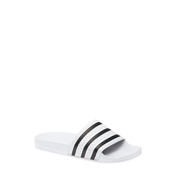 最大80 オフ アディダス White Black White Slide Sport Stripe Adilette メンズ シューズ サンダル アディダス サンダル メンズ サンダル Dagl Tg