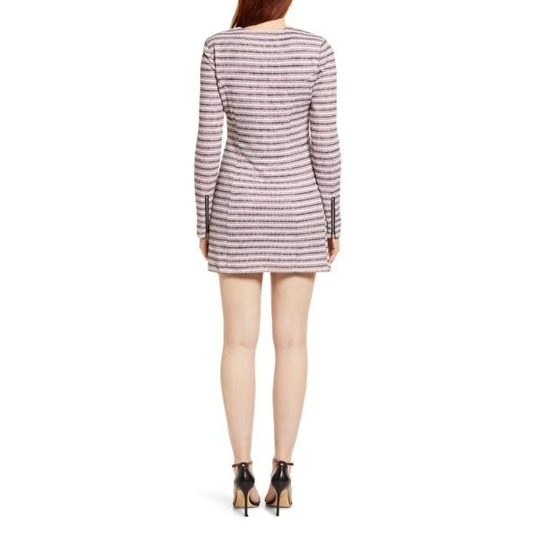 ベベ ワンピース トップス レディース Tweed Zip Front Minidress ２０１３新発