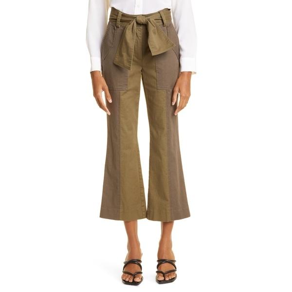 最前線の デレクラムテンクロスバイ レディース カジュアルパンツ デレクラムテンクロスバイ カジュアルパンツ ボトムス レディース Jeriah Mixed Tone Belted Cropped Pants ボトムス パンツ Smssvg Org