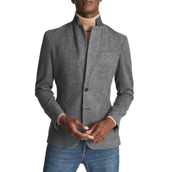 人気ブランドの Figaro メンズ アウター ジャケット ブルゾン レイス ジャケット ブルゾン メンズ レイス Pinstripe Coat Sport Wool ジャケット Smssvg Org