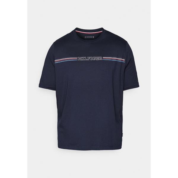 トミー ヒルフィガー サンダル メンズ シューズ STRIPE CHEST - Print T-shirt - desert sky｜asty-shop2｜05