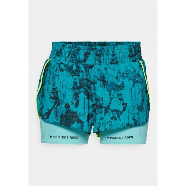 アンダーアーマー ボトムス レディース フィットネス LEG DAY FLEX - Sports shorts - coastal teal/hydro teal/silt｜asty-shop2｜05