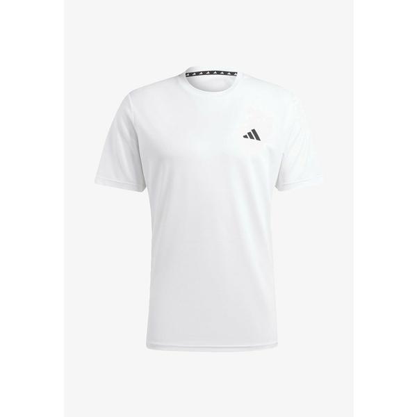 アディダス シャツ メンズ トップス Sports T-shirt - white/black｜asty-shop2｜05