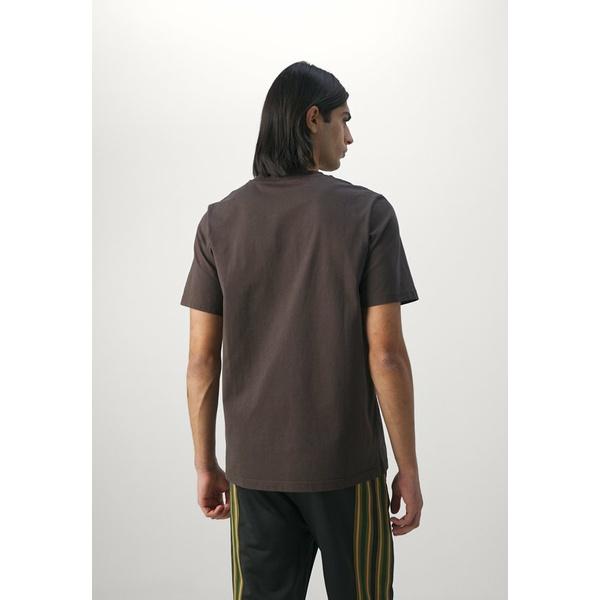 ウッド ウッド Tシャツ メンズ トップス BOBBY DOUBLE LOGO - Basic T-shirt - brown chocolate｜asty-shop2｜04