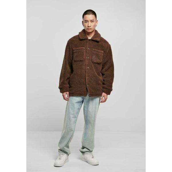 カール カナイ コート レディース アウター SIGNATURE SHIRT UNISEX - Fleece jacket - brown｜asty-shop2｜02