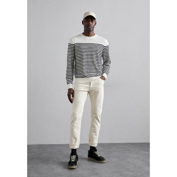 セオリー ニット&セーター メンズ アウター STRIPED CREW REGAL - Jumper - white/multi｜asty-shop2｜02