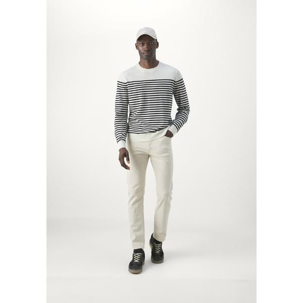 セオリー ニット&セーター メンズ アウター STRIPED CREW REGAL - Jumper - white/multi｜asty-shop2｜05