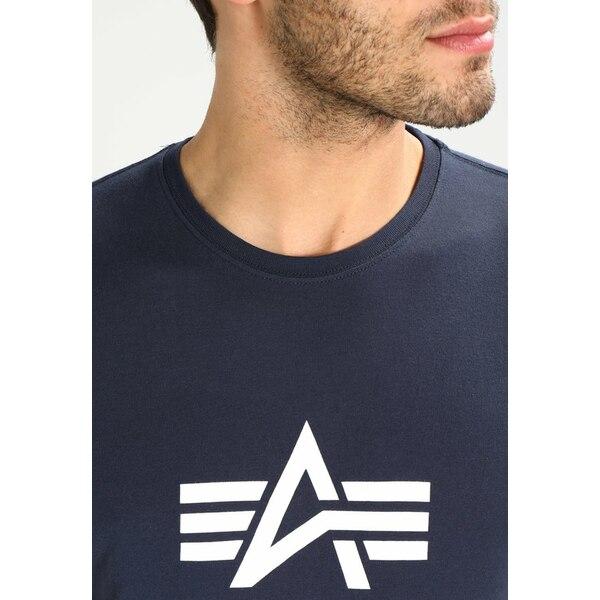 アルファインダストリーズ Tシャツ メンズ トップス Print T-shirt - navy｜asty-shop2｜04
