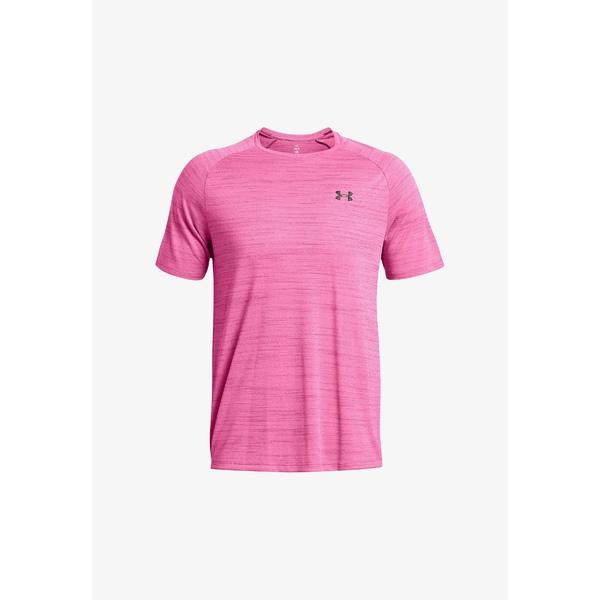 アンダーアーマー トップス メンズ バスケットボール TIGER TECH TRAININGS - Sports T-shirt - astro pink｜asty-shop2｜03