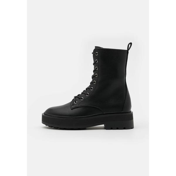 イーブン アンド オド ブーツ レディース シューズ Platform ankle boots - black｜asty-shop2｜02