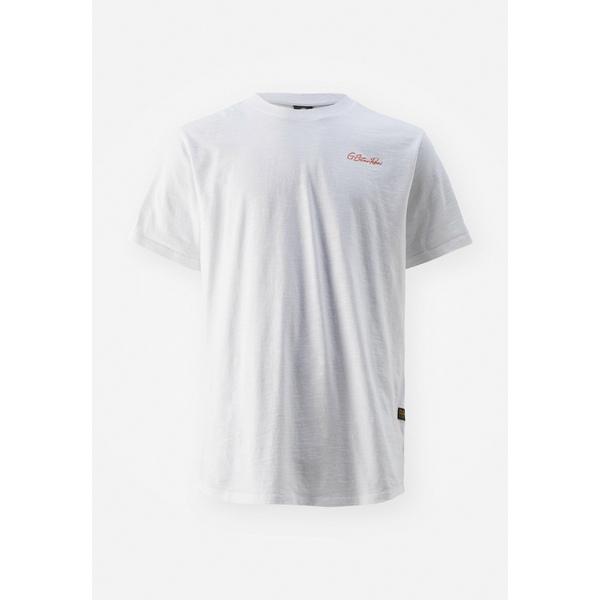 ジースター Tシャツ メンズ トップス BACK GR LASH R T - Print T-shirt - white｜asty-shop2｜04