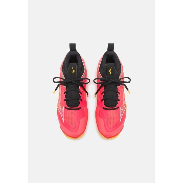 ミズノ シューズ メンズ バスケットボール WAVE MOMENTUM 3 - Volleyball shoes - radiant red/white/carrot curl｜asty-shop2｜04