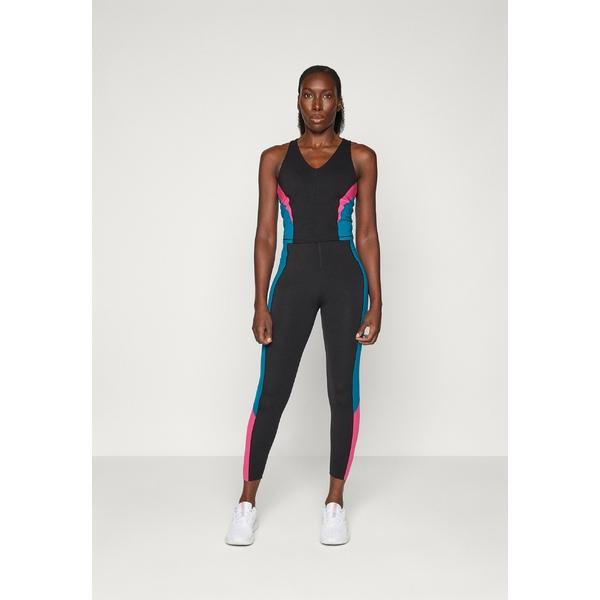 スウェッティベティ ボトムス レディース テニス POWER ULTRASCULPT HIGH WAIST WORKOUT LEGGING - Leggings - black/beetpink reefteal｜asty-shop2｜02