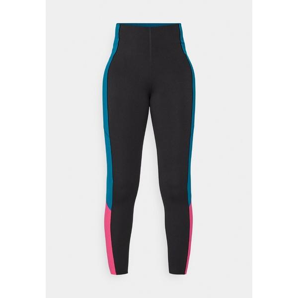 スウェッティベティ ボトムス レディース テニス POWER ULTRASCULPT HIGH WAIST WORKOUT LEGGING - Leggings - black/beetpink reefteal｜asty-shop2｜05