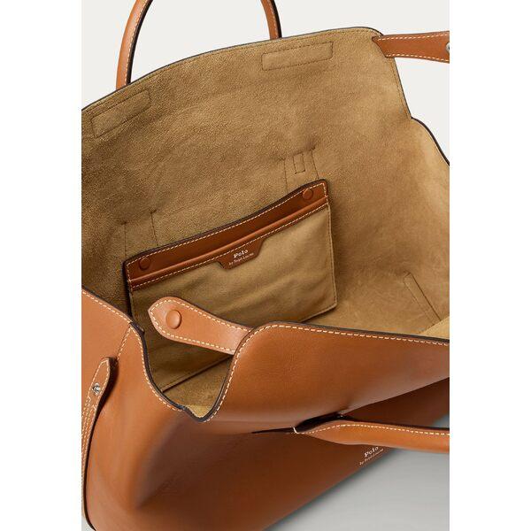 Ralph Lauren/ラルフローレン◆ハンドバッグ◆スウェード◆茶色 POLO RALPH LAUREN ハンドバッグ Polo ID スエード サッチェル