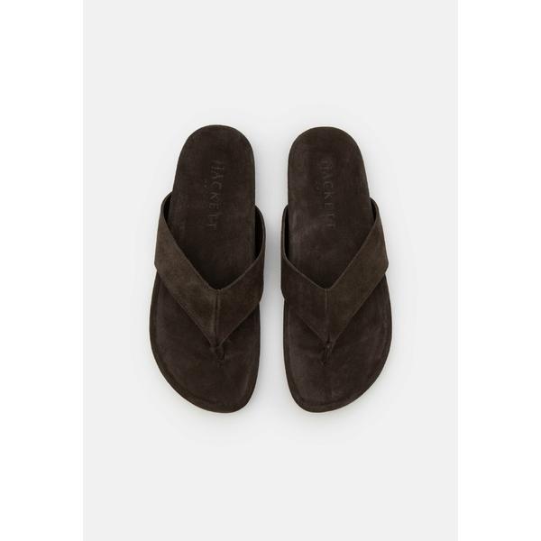 ハケット ロンドン サンダル メンズ シューズ SANTORINI RESORT - T-bar sandals - dark brown｜asty-shop2｜04