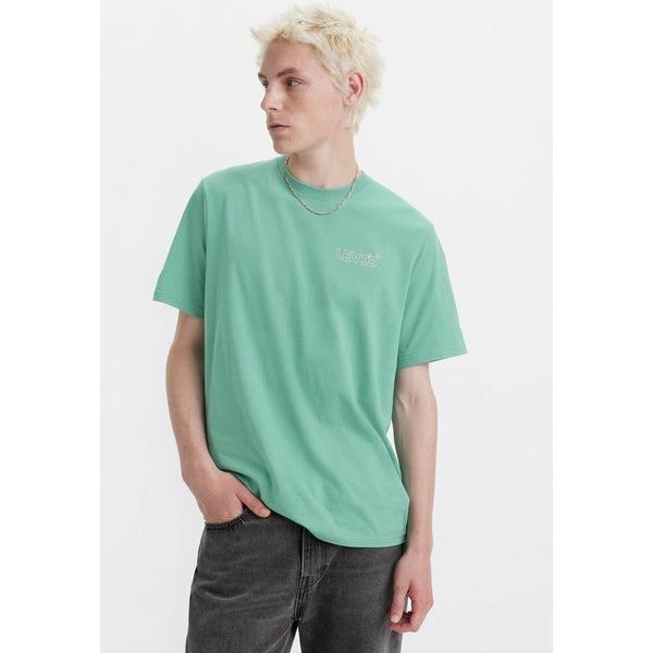 リーバイス Tシャツ メンズ トップス RELAXED FIT TEE - Basic T-shirt - chrome headline beryl green｜asty-shop2｜02