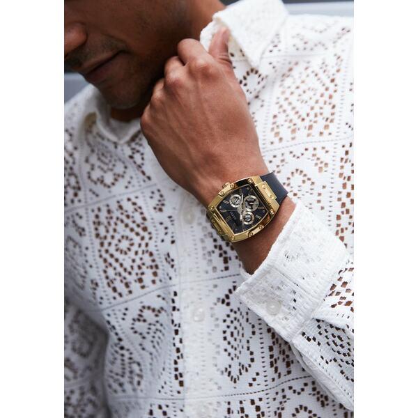 ゲス 腕時計 メンズ アクセサリー MENS TREND - Chronograph watch - black｜asty-shop2｜02