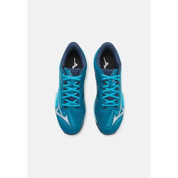 ミズノ シューズ メンズ バスケットボール WAVE EXCEED LIGHT 2 AC - Multicourt tennis shoes - moroccan blue/white/bluejay｜asty-shop2｜04