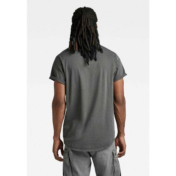ジースター Tシャツ メンズ トップス LASH  - Basic T-shirt - dk black gd｜asty-shop2｜02