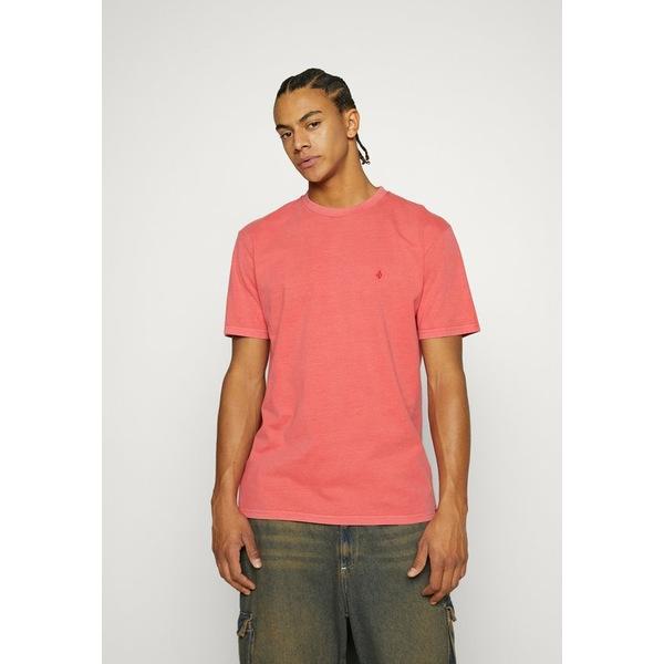 ボルコム Tシャツ メンズ トップス SOLID STONE - Basic T-shirt - washed ruby｜asty-shop2｜03