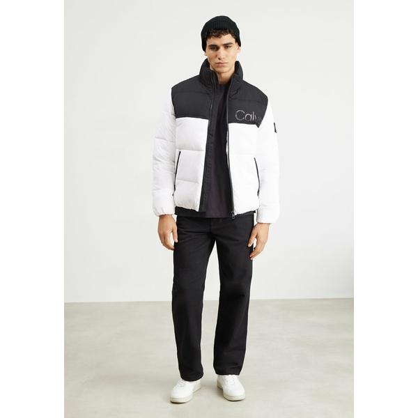 カルバンクライン コート メンズ アウター BLOCKING PUFFER - Winter jacket - bright white｜asty-shop2｜02