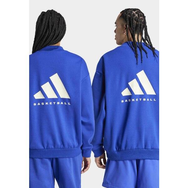アディダスオリジナルス トップス メンズ バスケットボール ONE FL CREW - Sweatshirt - lucid blue｜asty-shop2｜05