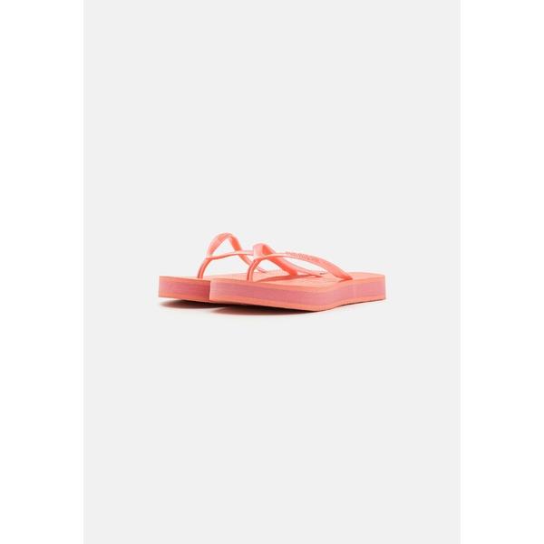 ハワイアナス サンダル レディース シューズ SLIM FLATFORM - T-bar sandals - peach rose｜asty-shop2｜03