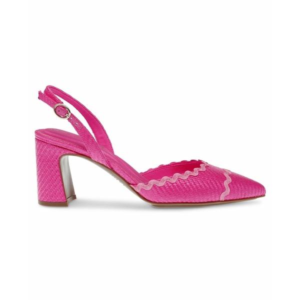 アンクライン パンプス シューズ レディース Women's Brandi Dress Heel Pumps Pink Raffia｜asty-shop2｜02