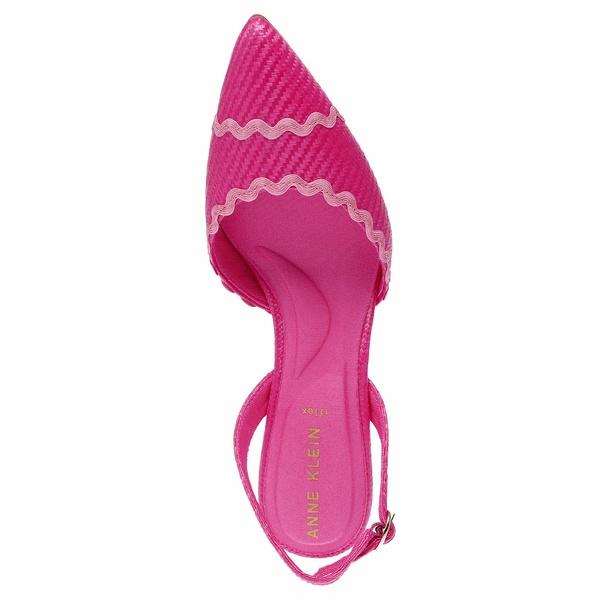 アンクライン パンプス シューズ レディース Women's Brandi Dress Heel Pumps Pink Raffia｜asty-shop2｜04
