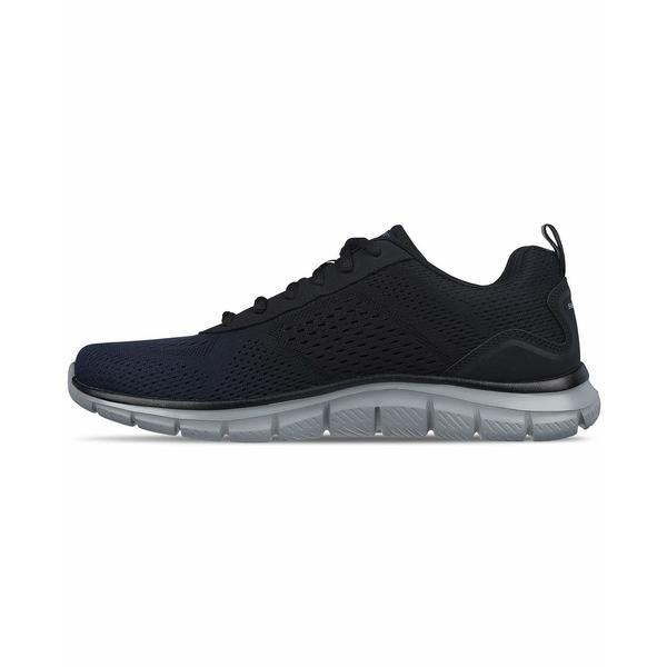 スケッチャーズ スニーカー シューズ レディース Men's Track Wide Width Front Runner Training Sneakers from Finish Line Navy, Black｜asty-shop2｜06