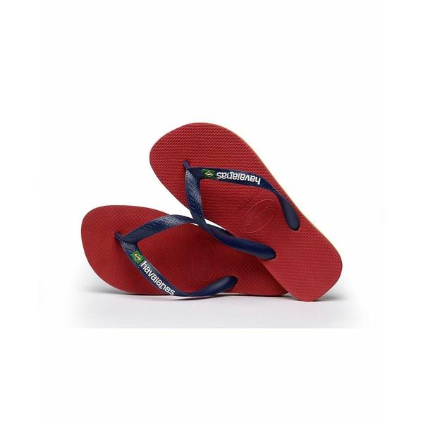 ハワイアナス サンダル シューズ メンズ Men's Brazil Logo Flip-Flop Sandals Dark Red｜asty-shop2｜02