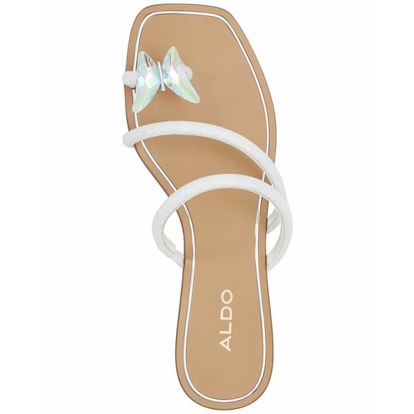 アルド サンダル シューズ レディース Women's Garberia Butterfly Toe-Post Flat Sandals Metallic Multi Glitter｜asty-shop2｜03
