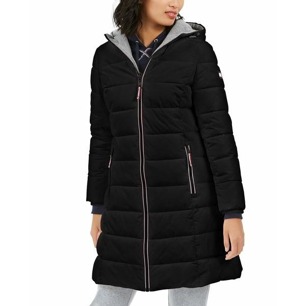 通販超安い トミー ヒルフィガー ジャケット ブルゾン アウター レディース Hooded Puffer Coat Black 人気の商品 Ebminmobiliariard Com