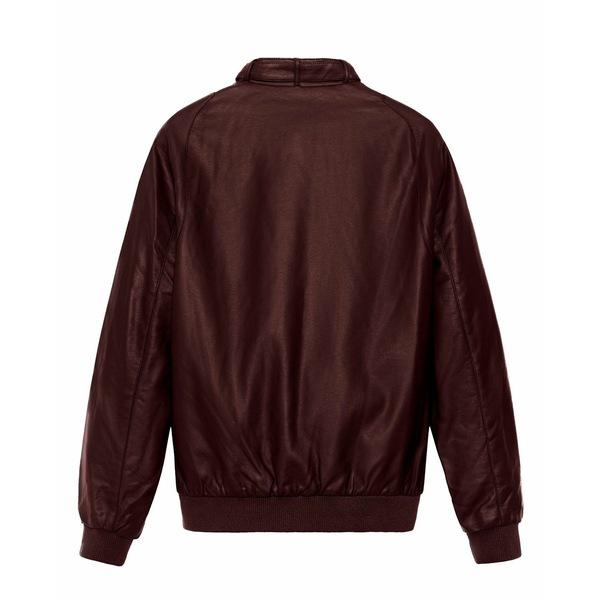 メンバーズオンリー ジャケット＆ブルゾン アウター メンズ Men's Faux Leather Iconic Racer Jacket Burgundy｜asty-shop2｜05