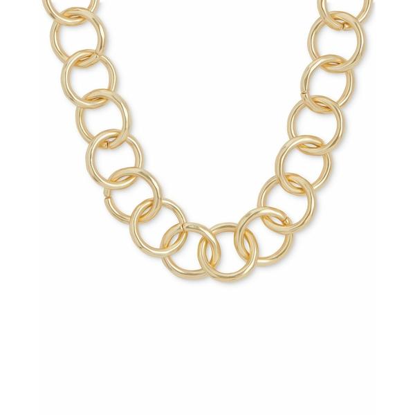 ラッキーブランド ネックレス・チョーカー アクセサリー メンズ Gold-Tone Chain Link Collar Necklace, 16" + 3" extender Gold｜asty-shop2｜02