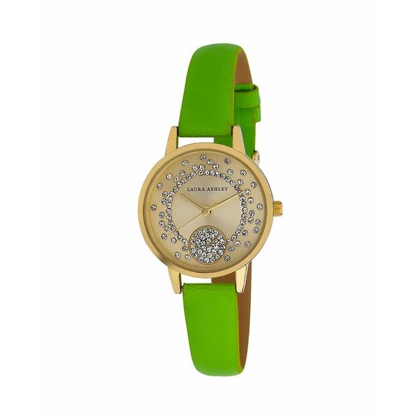 公式店舗 ローラアシュレイ 腕時計 アクセサリー レディース Women S Spray Crystal Dial Olive Polyurethane Strap Watch 32mm Olive 信頼 Www Ladislexia Net