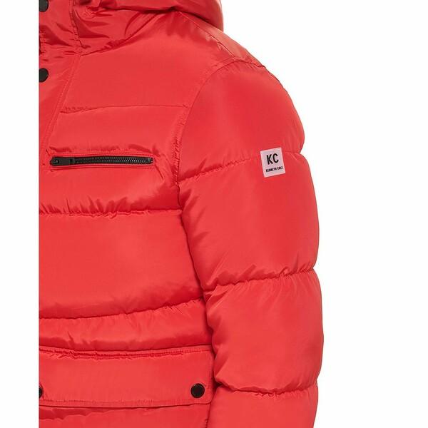 ケネスコール ジャケット＆ブルゾン アウター メンズ Men's Quilted Puffer Jacket with Patch Pockets Medium Red｜asty-shop2｜04